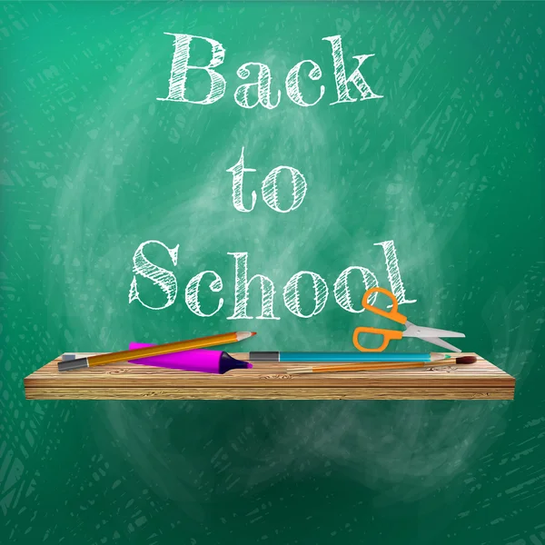 Welcome back to school template design. plus EPS10 — Stock Vector