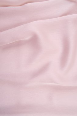hafif pembe ipek hayta, arka plan veya doku. İpek materyal.