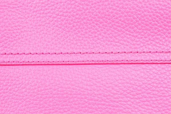 Close up pink leather texture, background