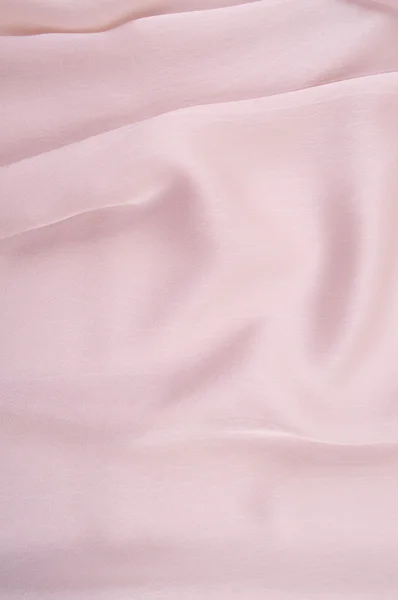Világos rózsaszín selyem kendő, háttér és textúra. selyem anyagból. — Stock Fotó