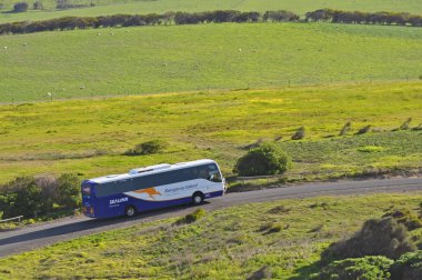güzel bir sahil şeridi içinde Avustralya. manzara