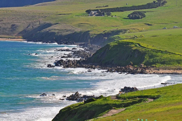 Prachtig uitzicht op de kustlijn. Zeegezicht te Zuid-Australië. — Stockfoto