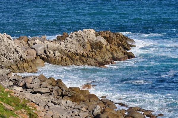 Paesaggio. Ore di mare. Zona costiera della costa australiana. Vista panoramica con verdi colline . — Foto Stock