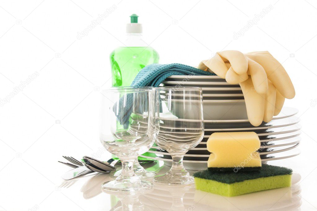 Clean dishes