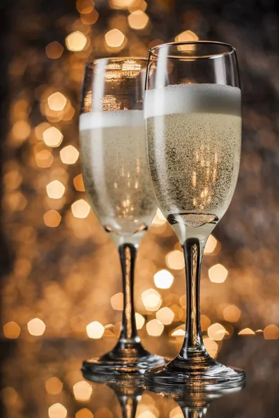 Flöjter champagne — Stockfoto