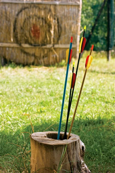 Flechas en un parque infantil —  Fotos de Stock