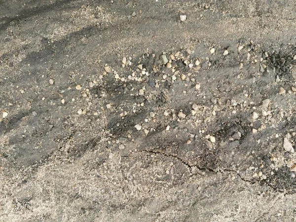 Tiro de lama - terra, areia e pequenos seixos — Fotografia de Stock