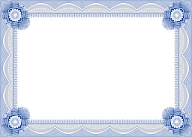 diploma veya sertifika için çerçeve.