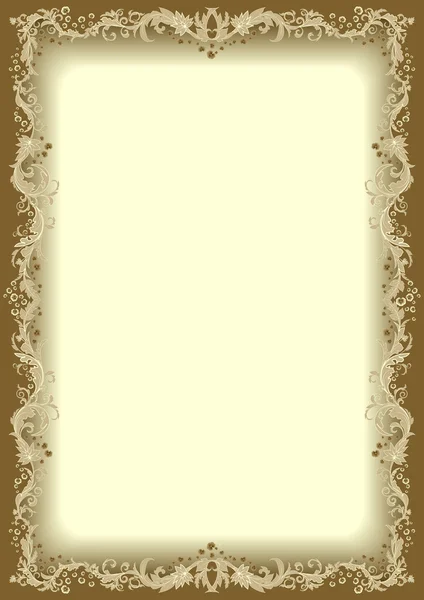 Floral frame. — Stock Vector