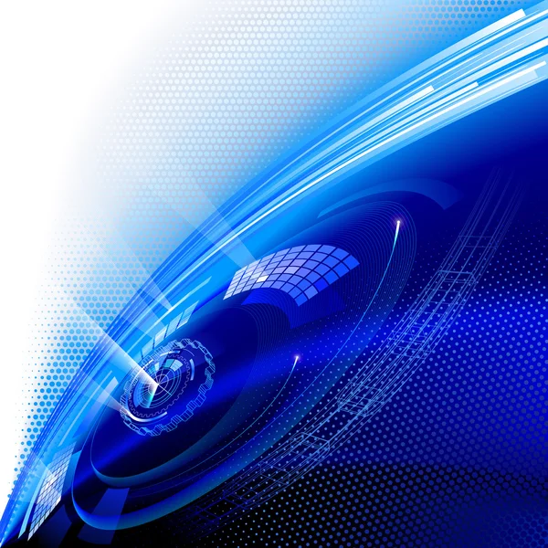 Mavi Teknoloji Arkaplanı.