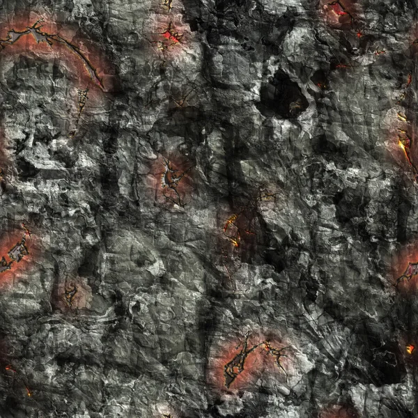 Naadloos steen en vuur textuur — Stockfoto