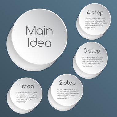 Senin iş sunumu (Infographic için şablon)