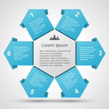 Senin iş sunumu (Infographic için şablon)