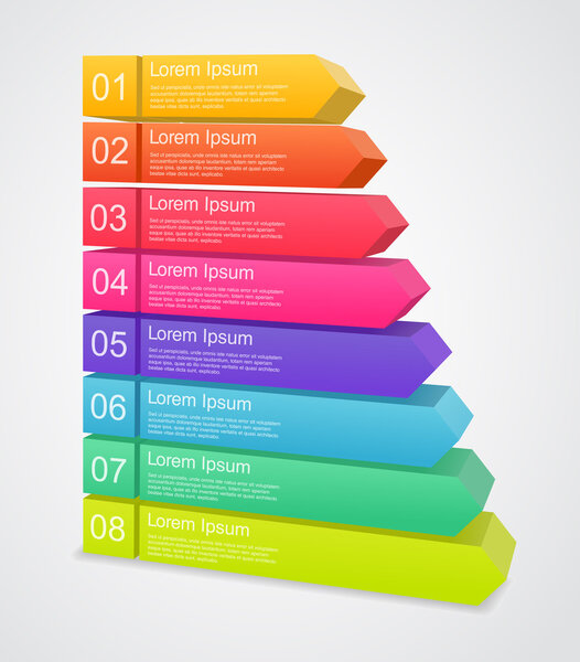 Template for your business presentation (infographic)