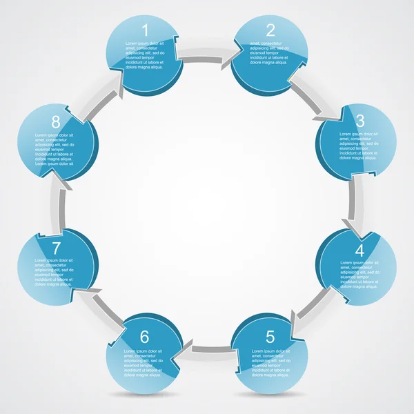 Plantilla para su presentación empresarial (infografía ) — Vector de stock