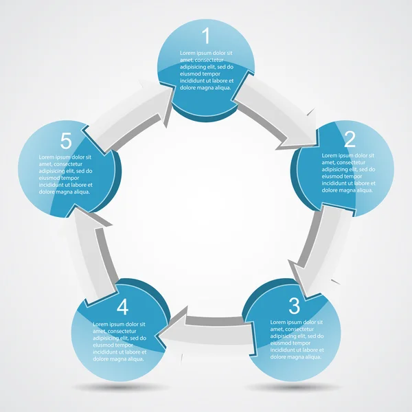 Modèle de présentation de votre entreprise (infographie ) — Image vectorielle