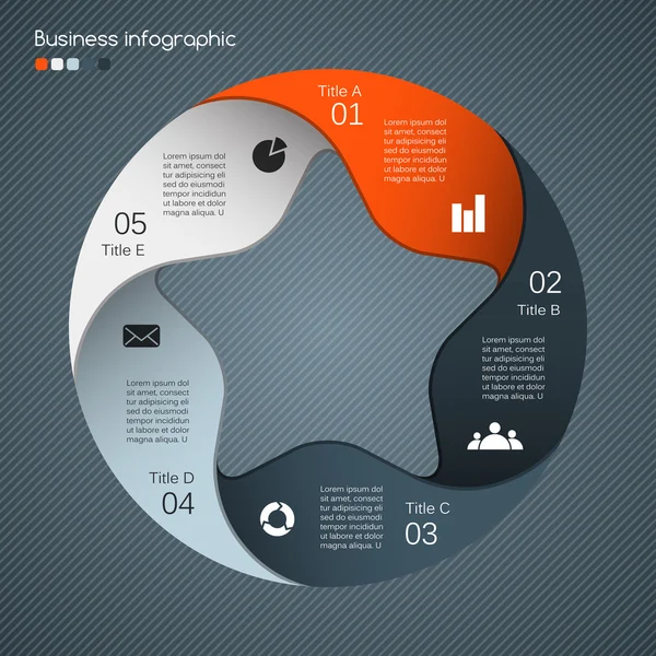 Modèle vectoriel moderne pour votre projet d'entreprise — Image vectorielle