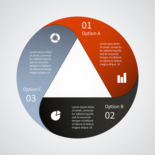 Plantilla vectorial moderna para su proyecto empresarial — Vector de stock