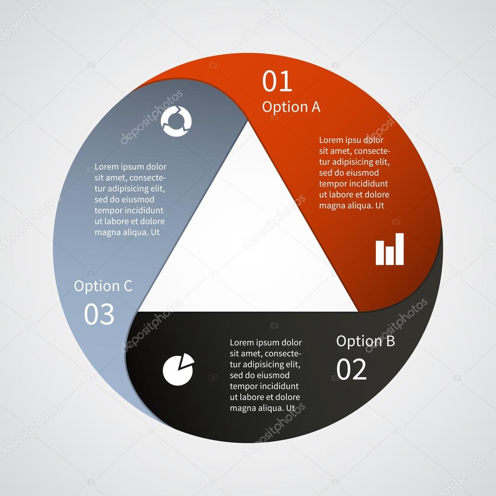 Layout for your options. Can be used for info graphic.