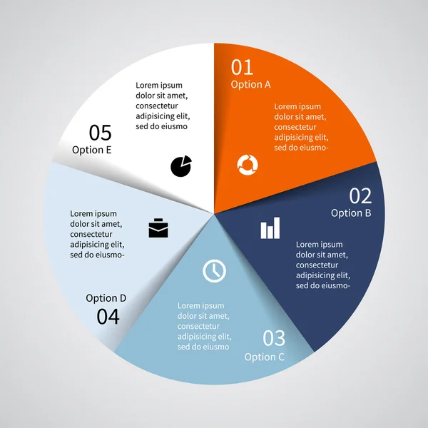 Plantilla vectorial moderna para su proyecto empresarial — Vector de stock