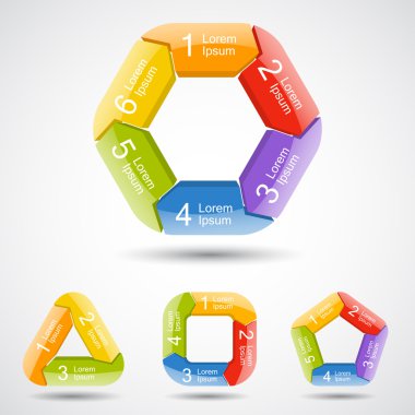 iş projesi için modern vektör şablonu