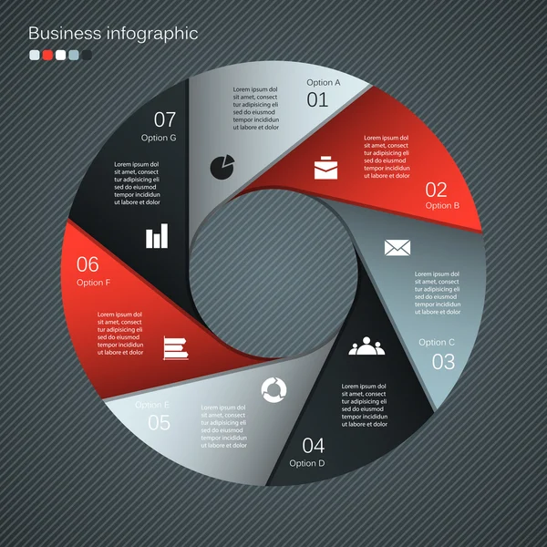 Plantilla vectorial moderna para su proyecto empresarial — Vector de stock