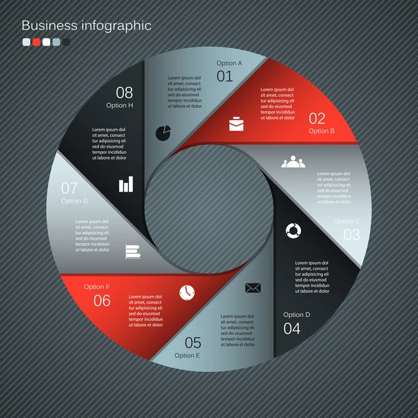 Plantilla vectorial moderna para su proyecto empresarial — Vector de stock