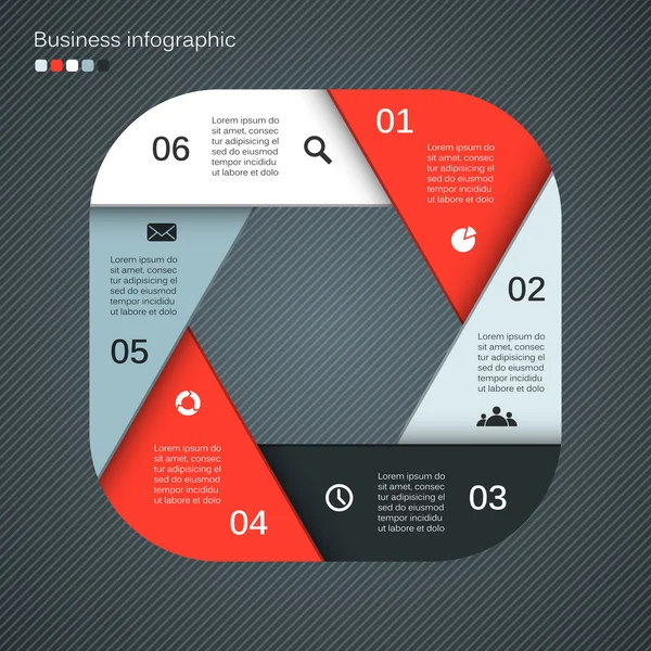 Plantilla vectorial moderna para su proyecto empresarial — Vector de stock