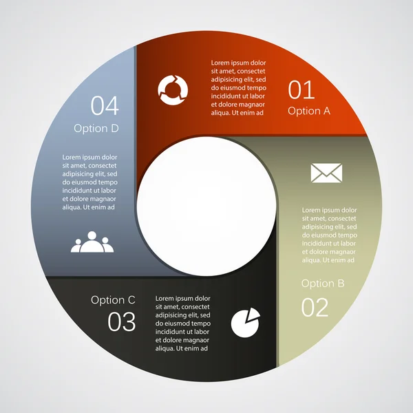 Plantilla vectorial moderna para su proyecto empresarial — Vector de stock