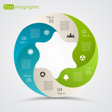 iş projesi için modern vektör şablonu