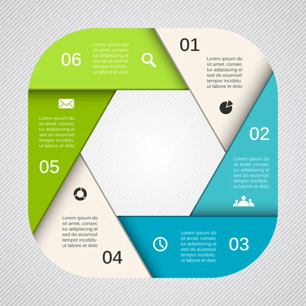 Plantilla vectorial moderna para su proyecto empresarial — Vector de stock