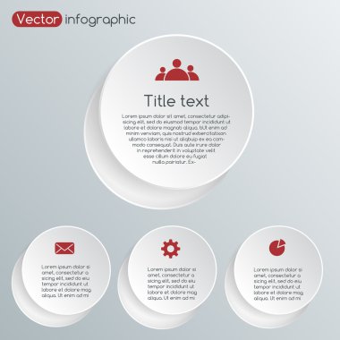 iş projesi için modern vektör şablonu