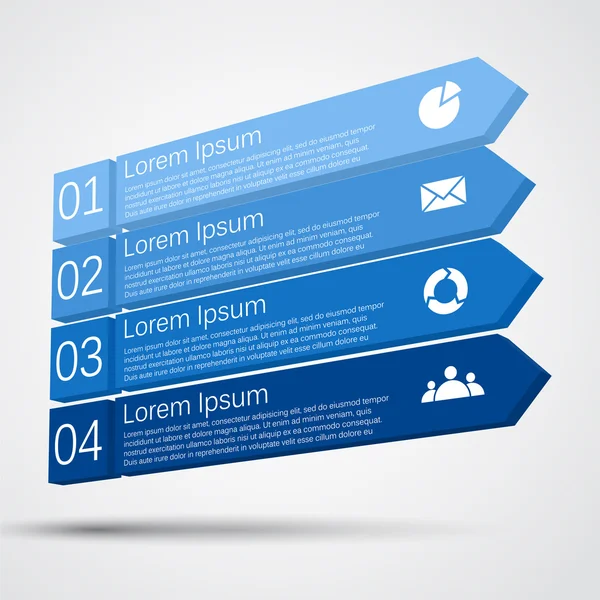 Plantilla vectorial moderna para su proyecto empresarial — Vector de stock