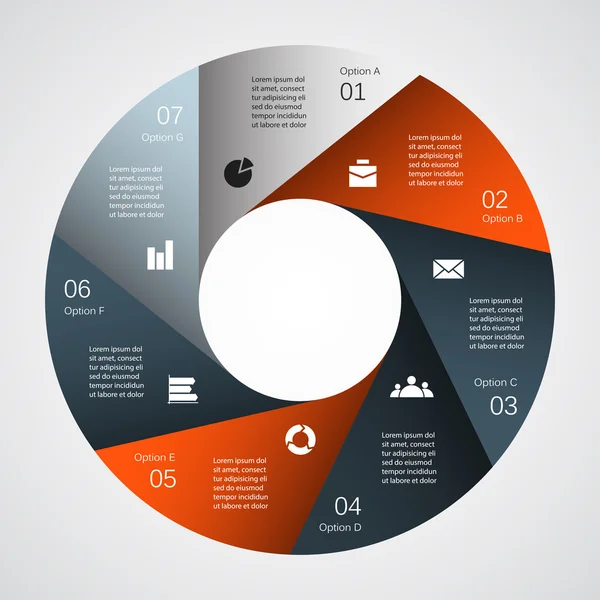 Plantilla vectorial moderna para su proyecto empresarial — Vector de stock