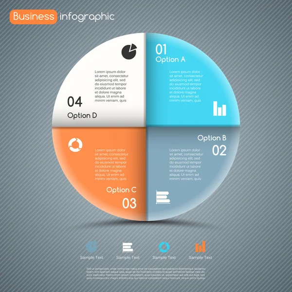 Modèle vectoriel moderne pour votre projet d'entreprise — Image vectorielle