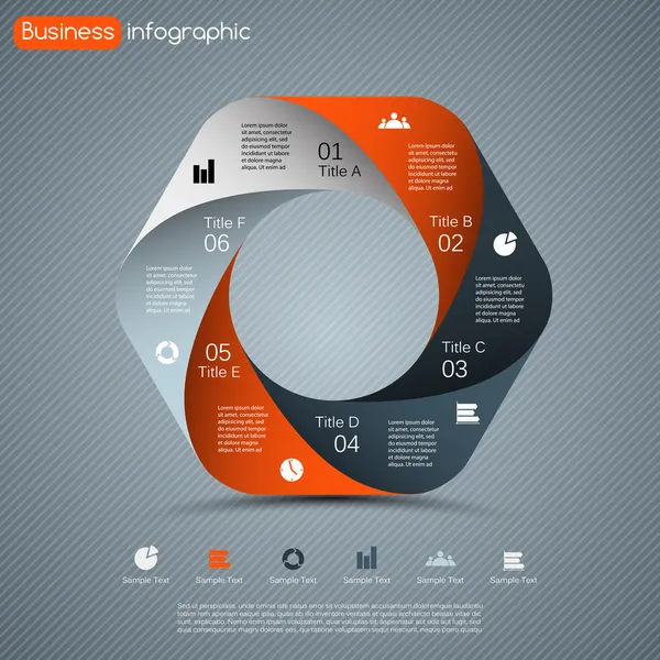 iş projesi için modern vektör şablonu