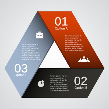 iş projesi için modern vektör şablonu