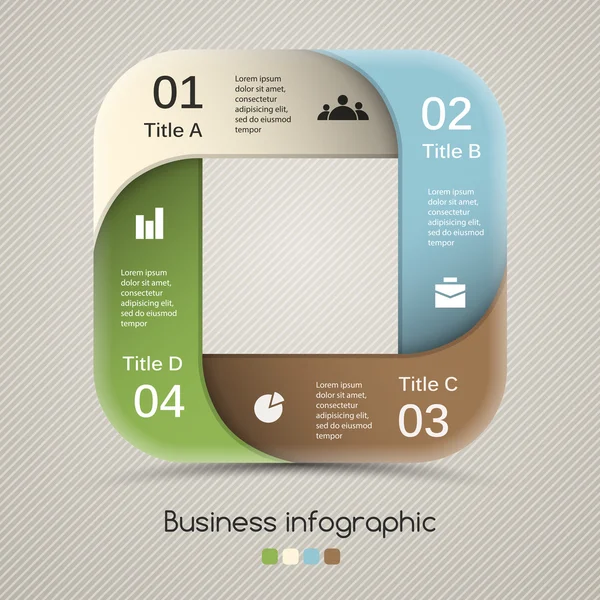 Modèle vectoriel moderne pour votre projet d'entreprise — Image vectorielle