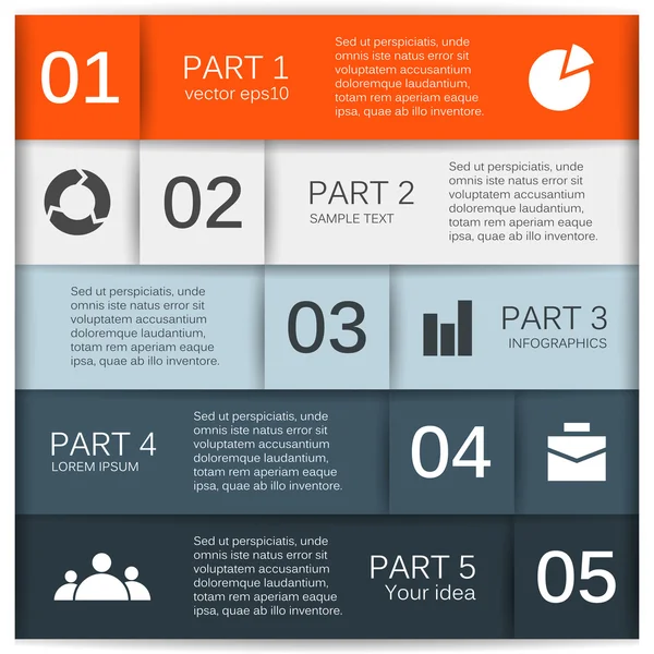 Современный векторный шаблон для Вашего бизнес-проекта — стоковый вектор