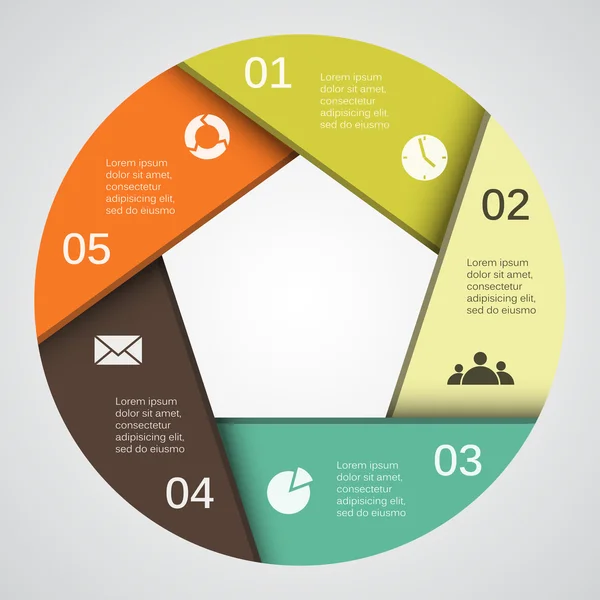 Plantilla vectorial moderna para su proyecto empresarial — Archivo Imágenes Vectoriales