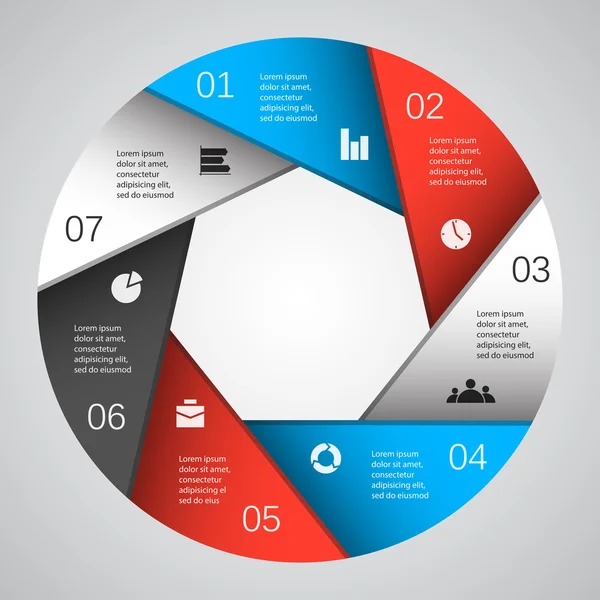 Plantilla vectorial moderna para su proyecto empresarial — Archivo Imágenes Vectoriales