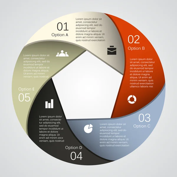 Plantilla vectorial moderna para su proyecto empresarial — Archivo Imágenes Vectoriales