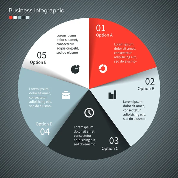 Plantilla vectorial moderna para su proyecto empresarial — Vector de stock