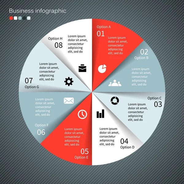 Plantilla vectorial moderna para su proyecto empresarial — Archivo Imágenes Vectoriales