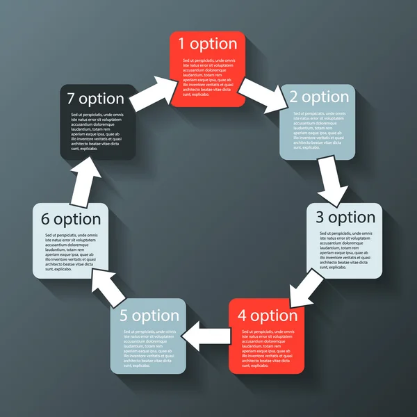 Moderne vectorafbeelding info voor zakelijk project — Stockvector