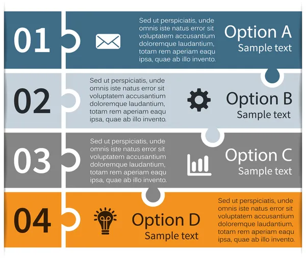 Moderne vectorafbeelding info voor zakelijk project — Stockvector