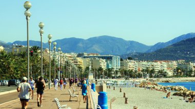 Promenade des Anglais üzerinde