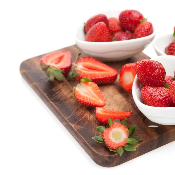 新鲜美味的草莓 — 图库照片