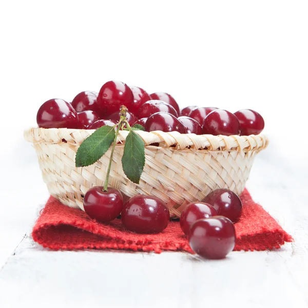 Fresh and tasty cherries — Stock Photo, Image