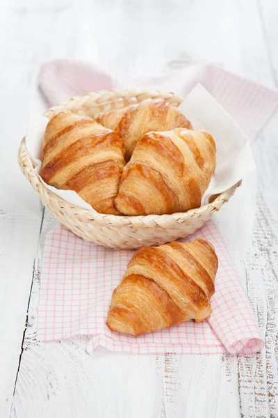 Mókus wit diófriss croissant-t — Stock Fotó